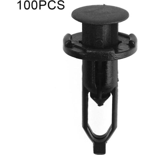 100 PCS Car Body Rivet Bumper Door Trim Panel Retainer for Toyota Core Nail Snap Fastener Car Clips Fastener Mixed