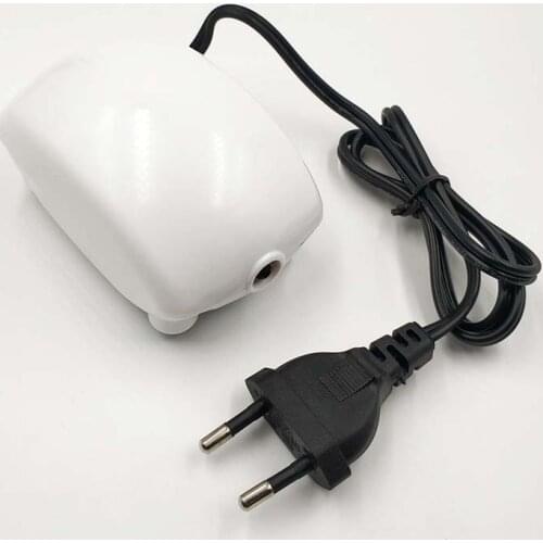 2.5W Low Noise Efficient Aquarium Oxygen Pump Fish Tank Silent Fish Filling Small Aeration Pump EU Plug 1Pc