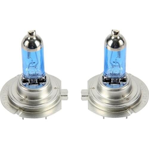 2Pcs H7 4300K 100W 12V Car White Super Bright Halogen Bulb Headlight Fog Lamp Auto Accessories