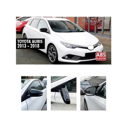 2012-2018For Toyota Auris 2 Bat Design Mirror Cover Piano Black From Quality Product Full Harmony 2 Piece (Right and Left)