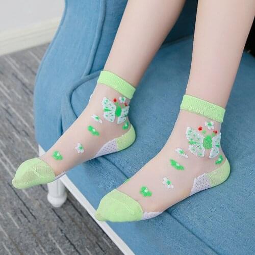 5 Pairs/Lot Girls Socks for Children Summer Kids Mesh Style Baby Girl Socks With Elastic Girl Socks Wholesale
