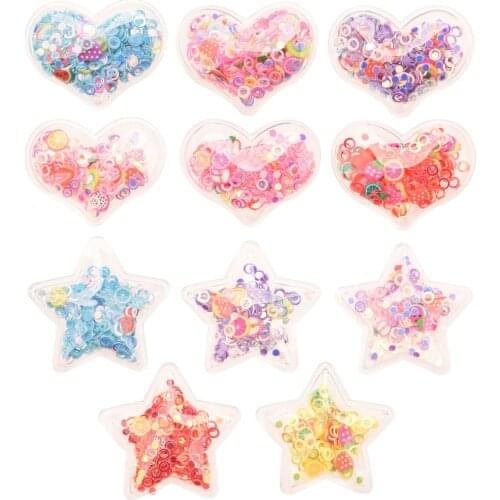 360PCS Sequin PVC Hair Accessories for girls Hair Bow Center Fashion DIY Accessories for Headwrap For Hairclip Supplies