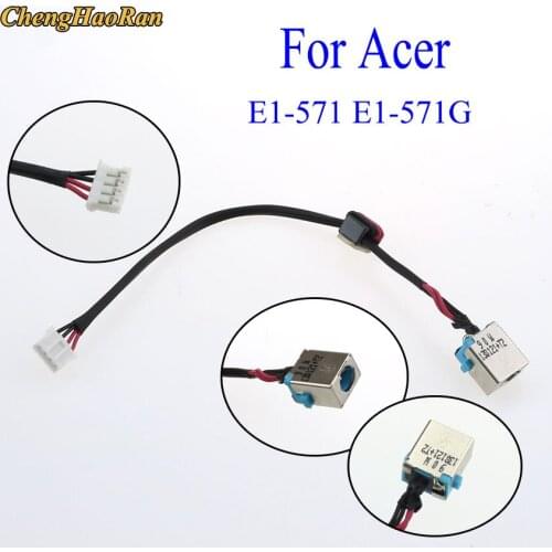 ChengHaoRan 1pcs 90 watt Laptop DC Power Jack Cable Socket Wire connector for Acer Aspire E1-571 E1-571g series 90W