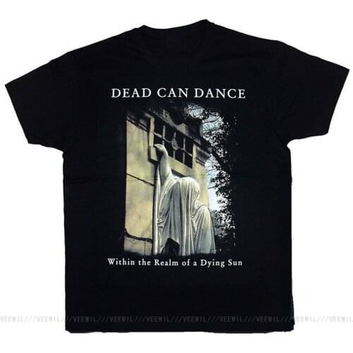 Dead Can Dance Within The Realm Of A Dying Sun Black T Shirt Casual Plus Size Vintage T-Shirts Hip Hop Style Tops Tee S 3Xl