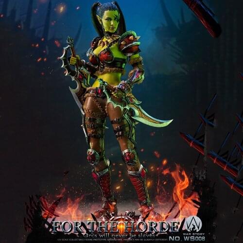 For Collection 1/6 Scale Full Set Female Solider War Story WS008 Orc Assassin Action Figure Model for Fans Collectible Gifts