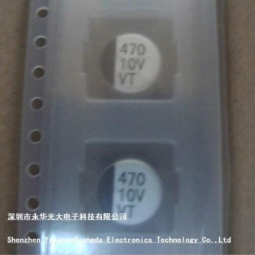 E-Cap,Electrolytic capacitor 470uf10V,±20%,Size 8*10.5mm,SMD,New