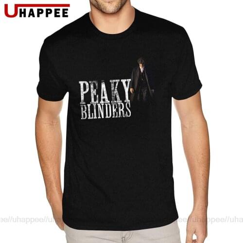 Large Size Peaky Blinders Tshirt Mens Simple Fashion Brand Short Sleeve Mens Designer Shirts 80s Apparel