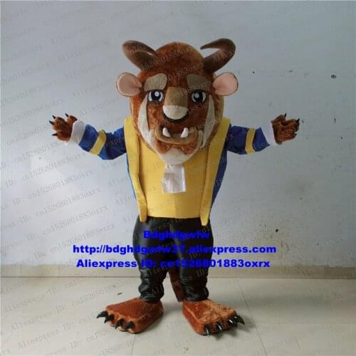 Beauty and The Beast Mascot Costume Adult Cartoon Character Outfit Suit Routine Press Briefing Trade Show Fair zx2433