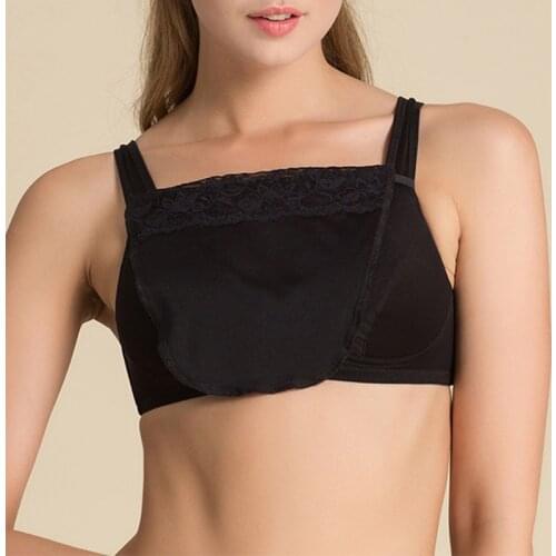 3pcs Lace Tube Bra With Elastic Band Women Quick Easy Clip-on Lace Mock Camisole Bra Insert Wrapped Chest Overlay Modesty Panel