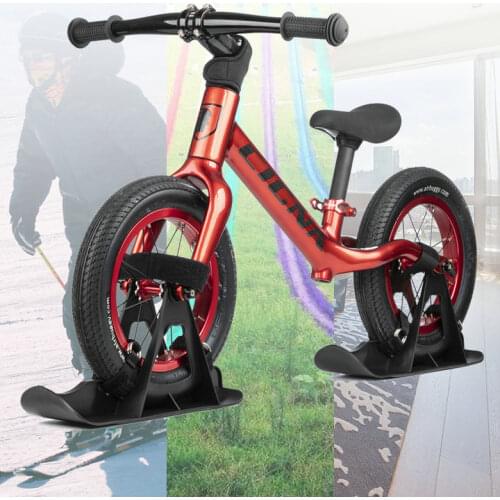 Childrens Balance Car Skis Suit For 12 inch Childrens Balance Car Scooter Walker Winter Outdoor Snowboard Sled