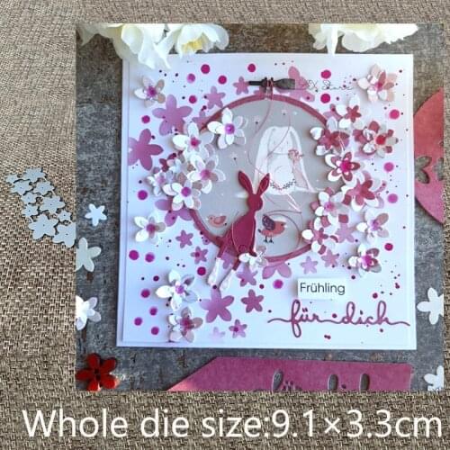 XLDesign Craft Metal Cutting Dies stencil mold 10pcs flowers decoration scrapbook Album Paper Card Craft Embossing die cuts