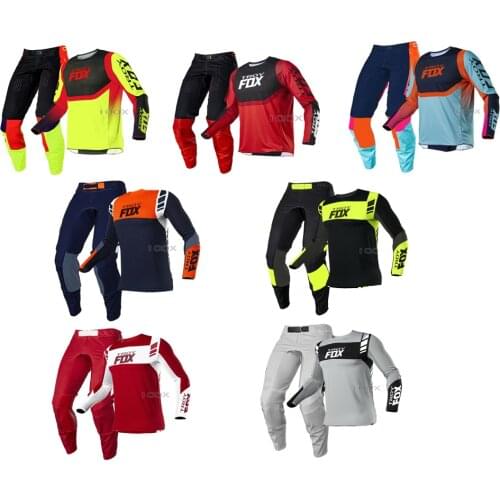 2021 MX ATV 360 Mach Jersey Pants Combo Motocross Motorbike Dirt Bike Racing Suit Mens Kits Mountain Bicycle Offroad Gear Set