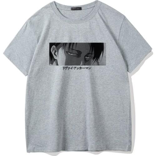 2021 Summer New Japanese Anime Attack On Titan T-Shirt Short Sleeve Streetwear Tees Plus Size Harajuku Women/men Clothing