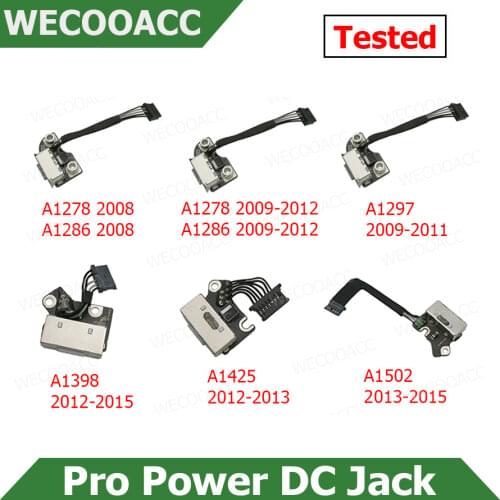 Original Power DC Jack For Macbook Pro A1278 A1286 A1297 A1398 A1425 A1502 2008-2015 Years