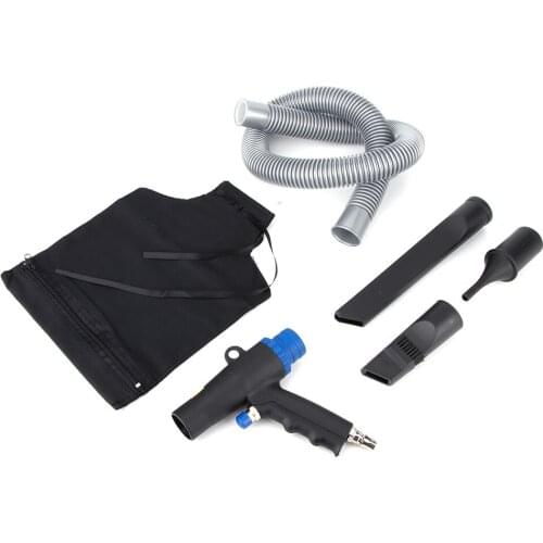 2-in-1 Air Vacuum Blow Gun Pneumatic Cleaner 6kPa Suction Kit
