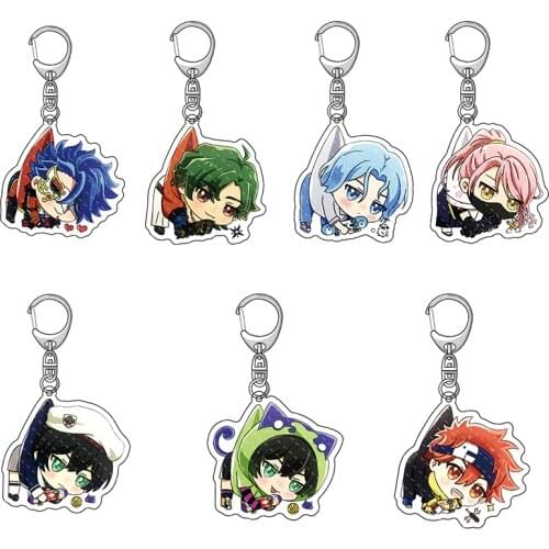 7Styles Anime SK8 The Infinity Keychain Reki Kyan Langa Cherry MIYA Adam Joe Acrylic Pendant Keyrings Cosplay Gifts Accessories
