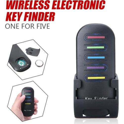 Portable Smart Wireless Electronic Key Finder 5-In-1 Advanced Household Keys Lost Receiver Locator Alarm Keychain