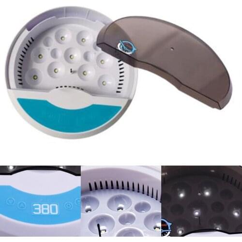 Practical 9 Eggs Incubator Automatic Temperature Control Hatchery Brooder with LED Lamp for Duck Chicken Bird Quail