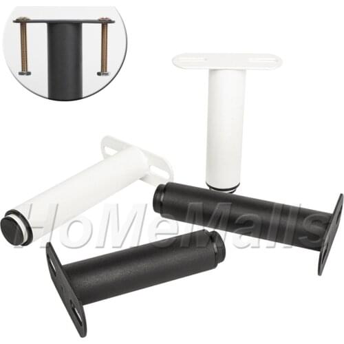 1pc T-type Adjustable Bed Round Tube Frame Bracket Leg Bed Slat Mattress Support Table Legs For Bed Frame Fixed Support Feet