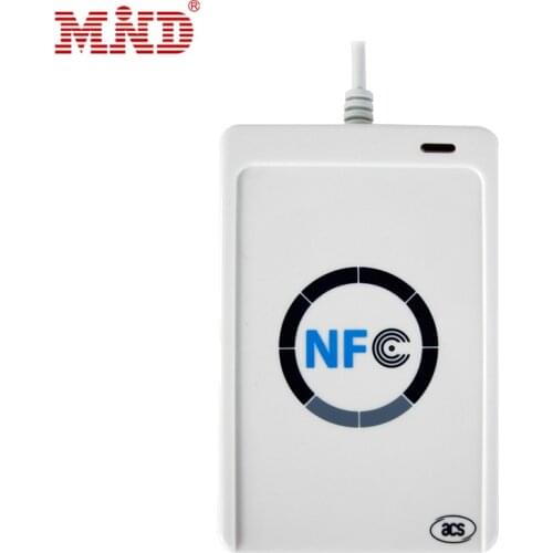 1 set Professional USB ACR122U NFC RFID Smart Card Reader Writer For all 4 types of NFC (ISO/IEC18092) Tags + 5pcs M1 Cards