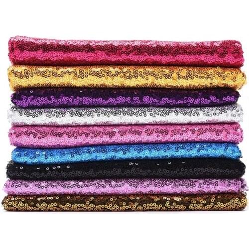 Net Fabric For 3mm Gloss Palette Sequin Embroidered Formal Wear Fabric Table Cloth Decoration Fabric