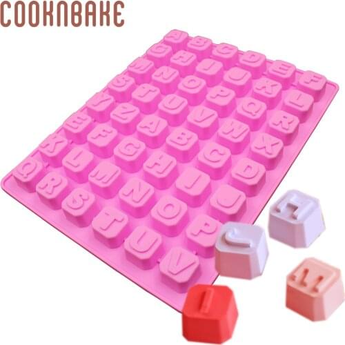 Silicone Mold for Chocolate 26 Letters DIY Cake Candy Fondant Mold Handmade Chocolate Mould Characters Biscuit cake baking tool