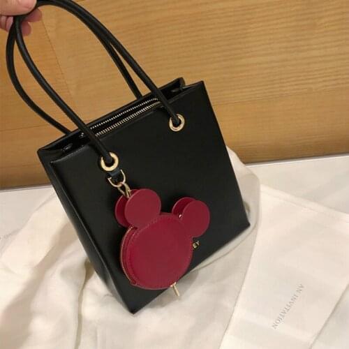 Disney Mickey mouse Tote bag ladies new summer wild handbag shoulder messenger bag with coin purse baby girls hand bag