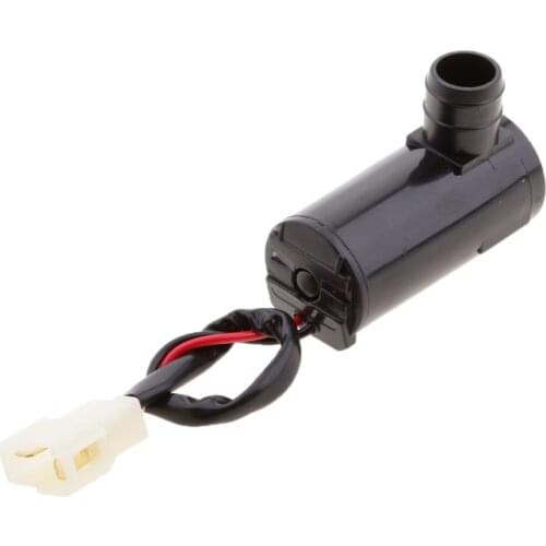 12V Universal Windshield Windscreen Wiper Washer Pump Motor for Car Van Bus Truck, Easy Install