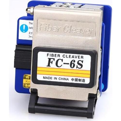 High Precision 12 positions Blades Fiber Cutting Tools FC-6S FTTH Optical Fiber Cleaver