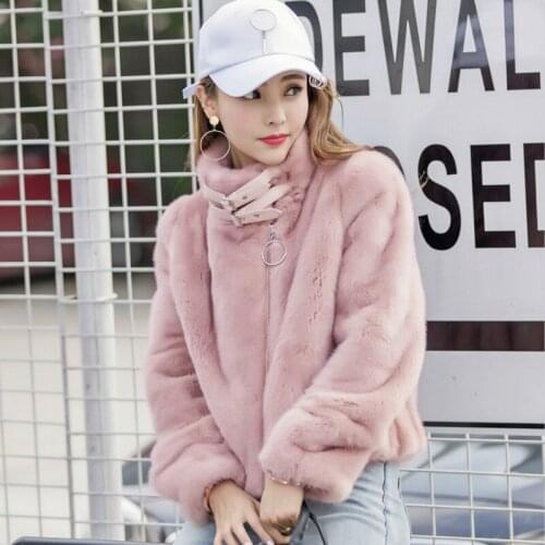Fur Mink Real 200% Fashion Warm Jackets and Coats Winter Coat Women Abrigos Mujer Invierno 2020 YY966