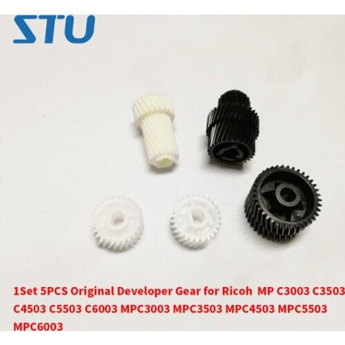 1Set 5PCS Original Developer Gear for Ricoh MP C3003 C3503 C4503 C5503 C6003 MPC3003 MPC3503 MPC4503 MPC5503 MPC6003