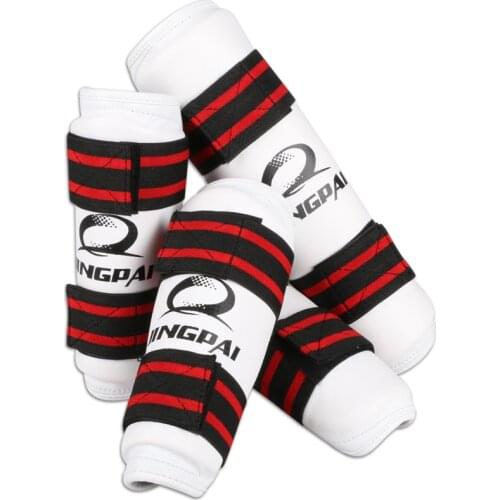 1 Pair Shin Guard For Kick Boxing MMA Karate Taekwondo Sanda Fight Protective Equipment Muay Thai Protector Shin Arm Leg Guards