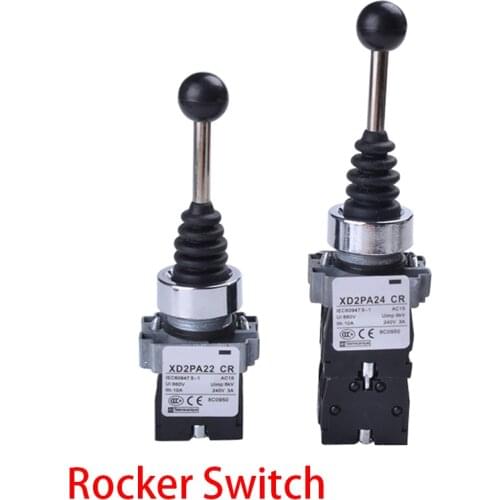 1NO 1NC XD2PA12 XD2PA22 2NO 2NC XD2PA14 XD2PA24 Momentary Latching Toggle Switch Rocker Switch Joystick Controllers