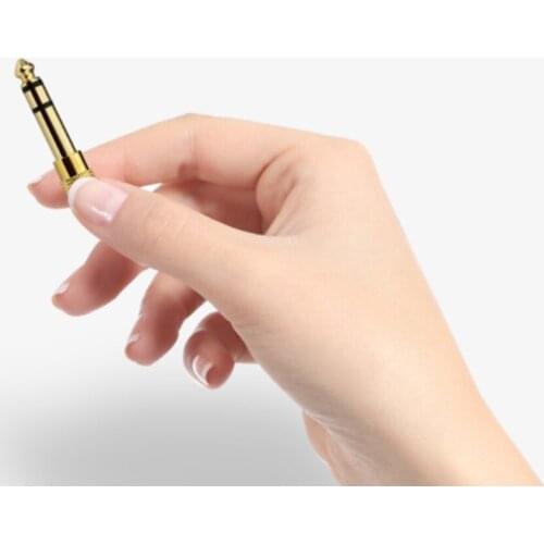 3.5 Speaker Connector 6.35mm Male to 3.5mm Female Audio Connector 3.5 Jack Aux Cable for Speaker