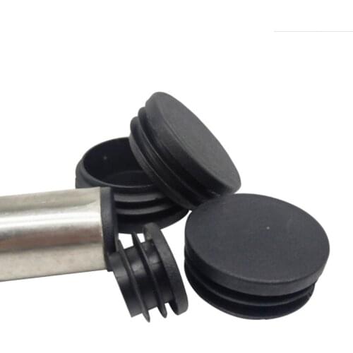 4/8/12Pcs Black Plastic Round Table Chair Feet Cap Caps Tubing Insert Plugs Hole Cover Pipe End Stopper 10mm~114mm