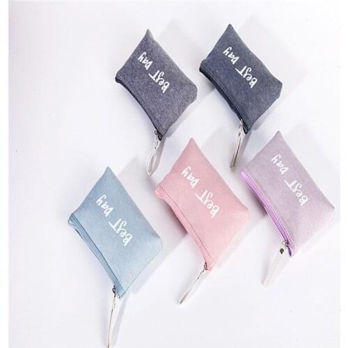 5pcs Mini Female Zipper Gift Coin pocket Makeup Bag Makeup Pouch Personalized Gift Bridal Gift Makeup Bag Bride Gift