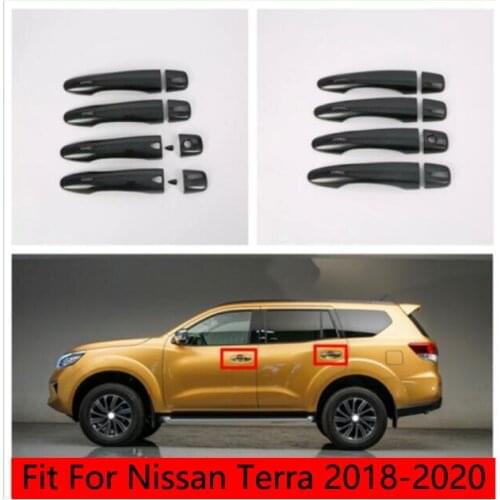 ABS Car Outer Door Handle Protector Cover Trim Car Styling Fit For Nissan Terra 2018-2020