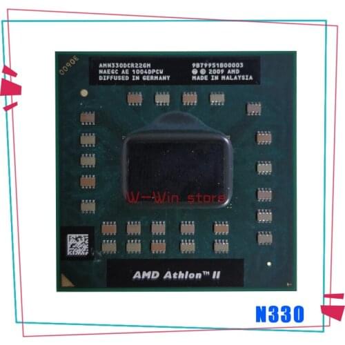 AMD Athlon II Dual-Core Mobile N330 2.3 GHz Dual-Core Dual-Thread CPU Processor AMN330DCR22GM Socket S1