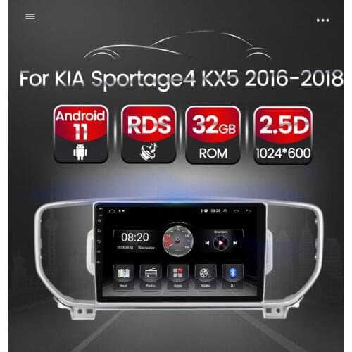 Android 11 RDS 2.5D Touch Screen GPS Navigation Autoradio Car Multimedia Radio Player For KIA Sportage 4 KX5 2016 2017 2018