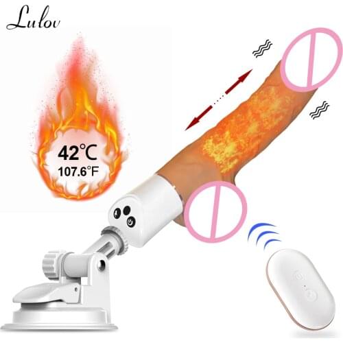 Wireless Thrusting Dildo Penis Vibrator Female with Suction Cup Rechargeable Sex Toys For Women Real Sex Anal Adults Product