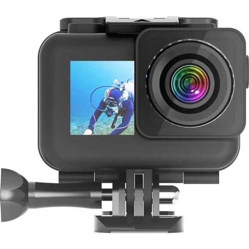 Black 60M Waterproof Shell Waterproof Protective Case for DJI OSMO Action Camera