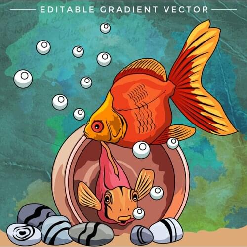 Colorful print Aquarium Tapestry Wall Tapestry Wall Hanging Psychedelic Tapestry Tapestry Decor for Bedroom Living Room M033