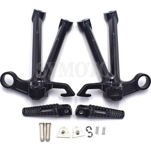 For Suzuki GSX-R 1000 GSXR1000 GSXR 1000 2007 2008 K7 Motorcycle Rear Footrests Foot pegs tripod Pedal stent assembly