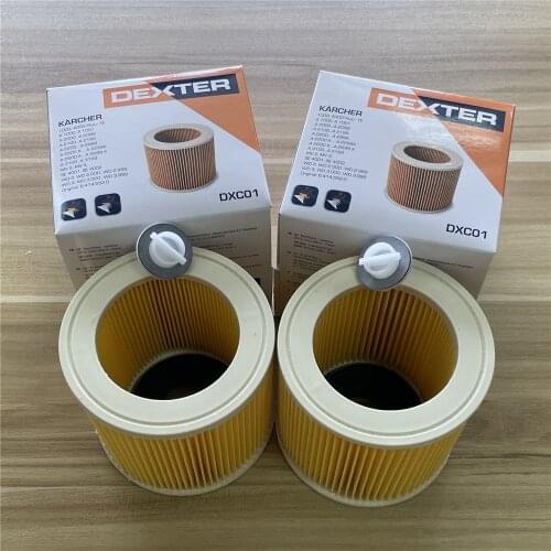 2pack air dust filters for Karcher Vacuum Cleaners parts Cartridge HEPA Filter WD2250 WD3.200 MV2 MV3 WD3 karcher filter