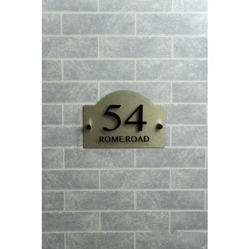 Customized Personalized Acrylic House Number Street Name Door Plaque Multiple Sizes