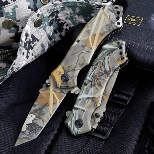 Camouflage Outdoor Portable Folding Knife Pocket Knife нож складной набор ножей для кухни подставка для ножей folding knife