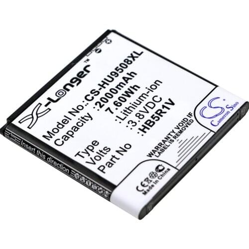 Cameron Sino Mobile SmartPhone Replacement Li-ion Battery 2000mAh For HB5R1V Samsung HN3-U01, Honor 2, Ho Free Tools