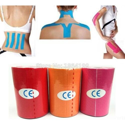 10cm x 5m Kinesiology tape Roll Cotton Elastic Adhesive Sports Muscle patch Tape Bandage Physio Strain Injury Support