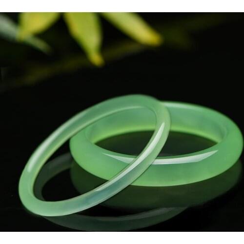 Natural Real Jade Bracelet Genuine Certified Jade Bangles Hand-carved Jewelry Lucky Amulet Gifts For Women Men Jade Accessories