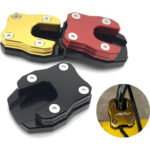 Motorcycle CNC Kickstand Pad for HONDA ADV150 PCX125 PCX150 ADV PCX 150 2019 2020 Foot Side Stand Extension Support Plate Stand